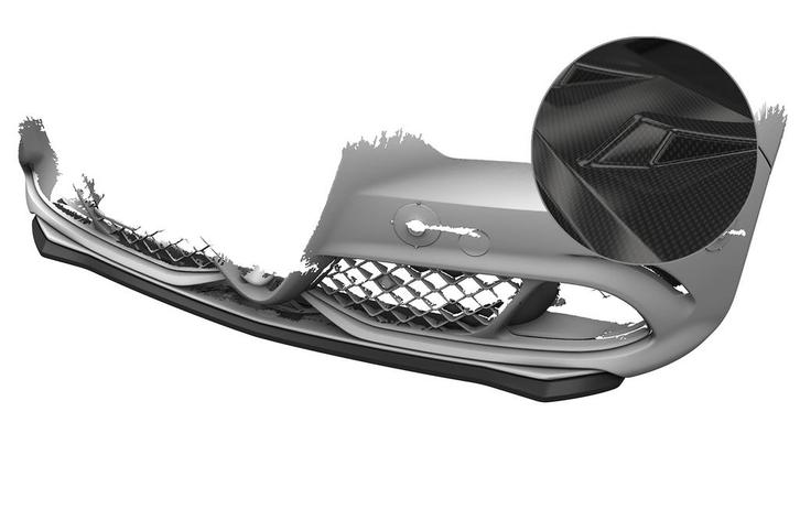Beker spoilerlip voor Alfa Romeo Giulia Quadrifoglio CSL902-, Auto-onderdelen, Carrosserie, Nieuw, Verzenden