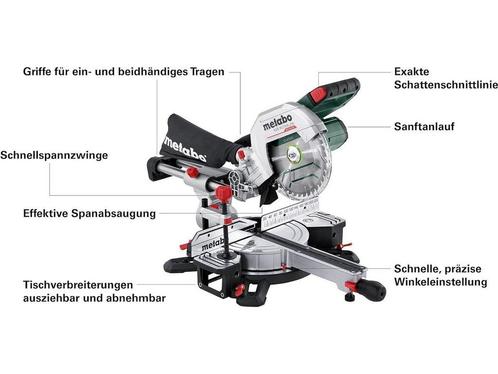 Metabo - KGS 18 LTX BL 216 - Accu-Invalzaag - Tot 400, Huis en Inrichting, Woonaccessoires | Overige, Zo goed als nieuw, Verzenden