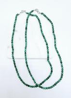 Malachiet ketting met slotje (zie filmpje), Handtassen en Accessoires, Edelstenen, Ophalen of Verzenden, Nieuw