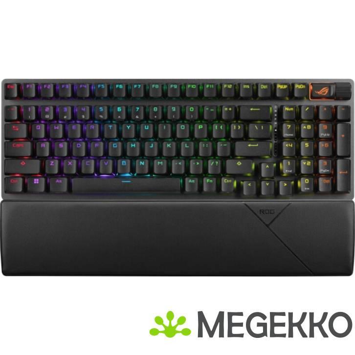 Asus ROG Strix Scope II 96 Draadloos Zwart Azerty Frans, Computers en Software, Toetsenborden, Nieuw, Verzenden