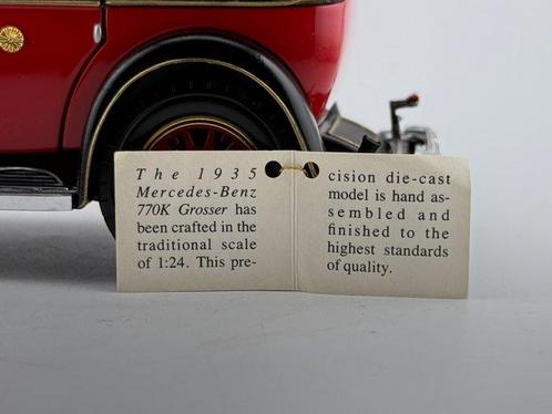 Franklin Mint 1:24 - Modelauto - 1935 Mercedes-Benz 770 K, Hobby en Vrije tijd, Modelauto's | 1:5 tot 1:12