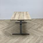 Tweedehands VEPA elektrisch bureau 120x80 cm, natuur eiken -, Huis en Inrichting, Bureaus, Elektrisch, Gebruikt, Stabureau