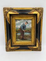 Lijst - Hout - Marco barroco golf, Antiek en Kunst