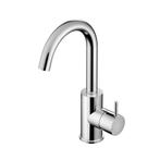 Wastafelmengkraan Hotbath Cobber 1-hendel Gebogen 27.8 cm, Ophalen of Verzenden, Nieuw, Chroom, Kraan
