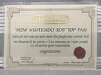 Certificaat - Nintendo - New Nintendo 3DS Top Fan, Consoles de jeu & Jeux vidéo, Consoles de jeu | Accessoires Autre