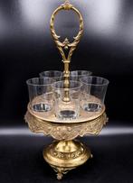 Drankkast - Wijnkelder - Drankhouder - Brons, Glas, Antiquités & Art