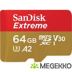 SanDisk Extreme 64GB MicroSDXC Geheugenkaart, Verzenden, Nieuw