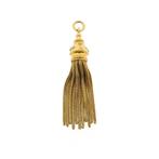 Antiek gouden hanger met kwastjes (vintage, unisex), Ophalen of Verzenden