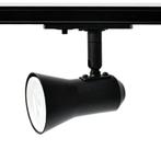 Luxar 3-Fase Railarmatuur GU10 Zwart, Verzenden, Nieuw, Trendy verlichting