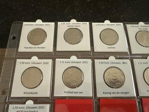Litouwen. 1 1/2 Euro 2017/2022 (13 stuks) (Zonder, Postzegels en Munten, Munten | Europa | Euromunten