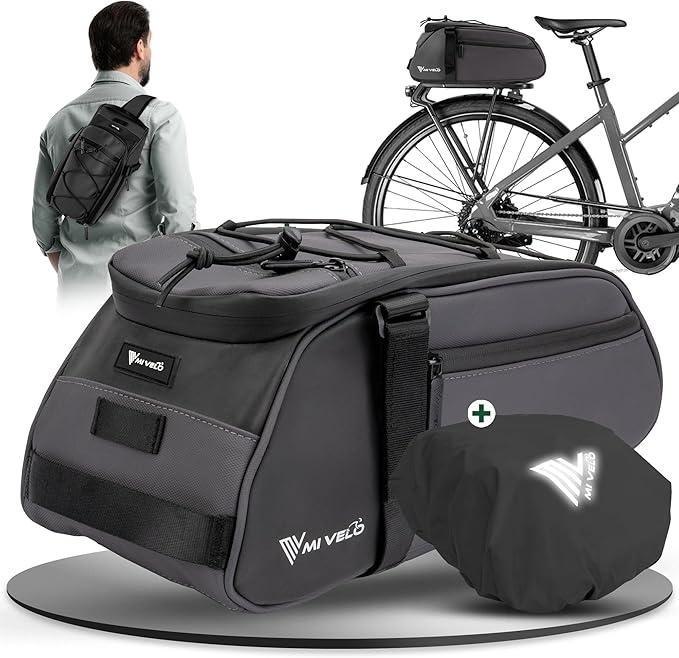 2dekans | MIVELO - Fietstas – 3-in-1 Rugzak & Schoudertas –, Fietsen en Brommers, Fietsaccessoires | Overige Fietsaccessoires