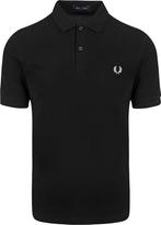 Fred Perry Polo Plain Zwart maat Maat 52/54 (L) Heren, Maat 52/54 (L), Verzenden, Zwart, Nieuw