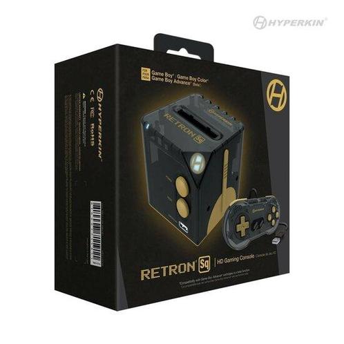 RetroN Sq Gaming Console (HDMI) - Black/Gold, Games en Spelcomputers, Spelcomputers | Nintendo Game Boy, Verzenden