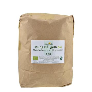 BIO-Moong/Mung Dal Gele Mungbonen - Gehalveerd/Geschild - 5