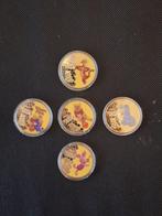 Exclusieve collectie van 5 Disney gouden vergulde  munten:, Verzamelen, Nieuw