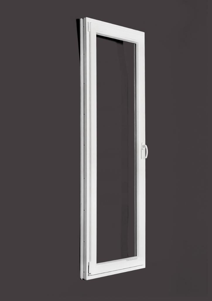 PVC Kunststof Draaikiep Raam 80x140, 80x170 en 80x215 Ug=1.1, Doe-het-zelf en Bouw, Raamkozijnen en Schuifdeuren, Inclusief glas