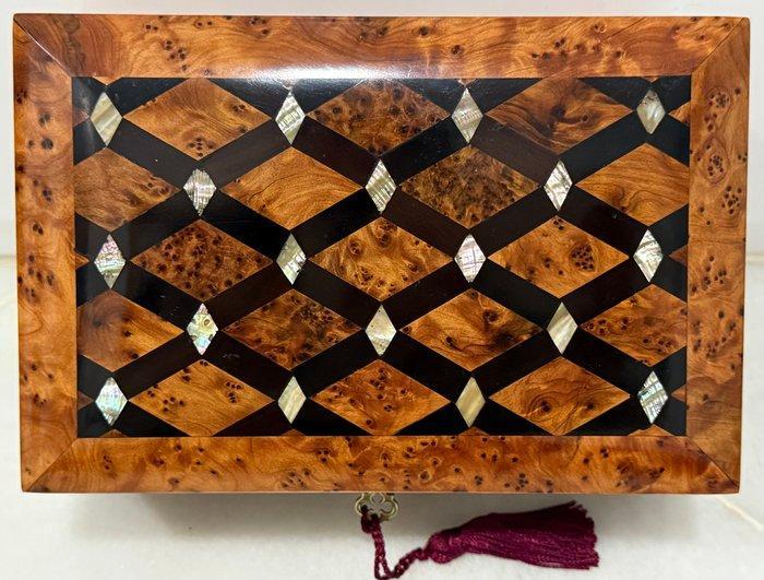 Doos - Palissander, Thuya, Satijnhout, Antiek en Kunst, Curiosa en Brocante