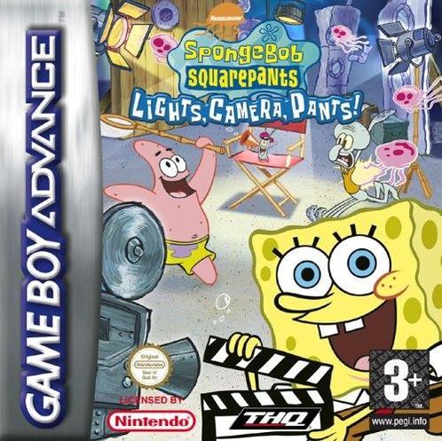 Spongebob Squarepants Licht Uit, Camera Aan! (Losse Cartr..., Games en Spelcomputers, Games | Nintendo Game Boy, Zo goed als nieuw