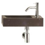 Fonteinset Differnz Luxor 38x14x8 cm Bluestone Zwart, Doe-het-zelf en Bouw, Ophalen of Verzenden, Nieuw, Chroom, Overige typen