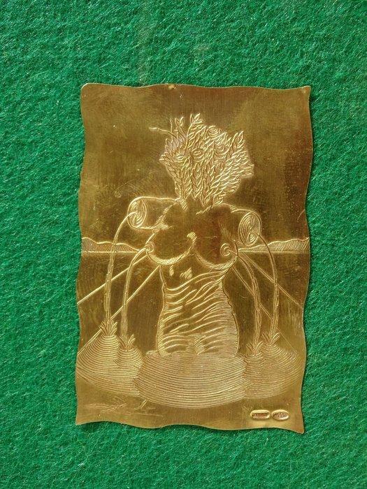Salvador Dali (1904-1989) - Reliëf, Venus - silver gravure, Antiek en Kunst, Antiek | Overige Antiek