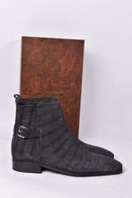 STEFANO RICCI - $8500 - Nubuck Crocodile Jodhpur boots - 8.5, Nieuw