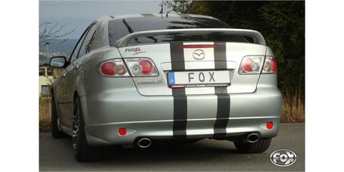 FOX Mazda 6 GG/GY niet facelift einddemper rechts/links met, Auto-onderdelen, Uitlaatsystemen, Nieuw, Verzenden