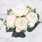 Kunst Boeket - Zijden Rozen Roos Bloemen Luxe Boeketten, Huis en Inrichting, Verzenden, Nieuw