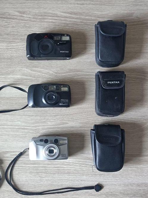 Pentax Zoom 70 X / IQZOOM EZY / Epsio 105 S / 3 custodie, Audio, Tv en Foto, Fotocamera's Analoog