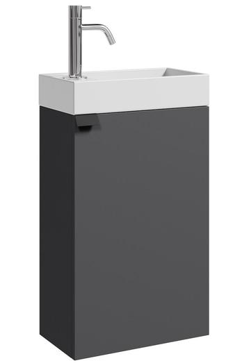 Toiletmeubel Apollo 40 x 22 cm Antraciet Fonteinmeubel, Verzenden