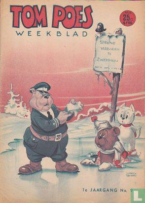 Bas en van der Pluim - Tom Poes weekblad 9 - 1948, Boeken, Stripverhalen, Zo goed als nieuw, Eén stripboek, Verzenden