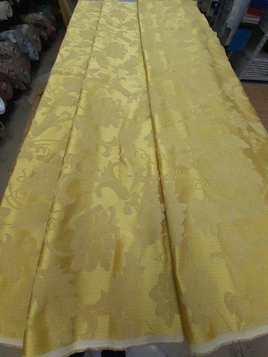 Meubelstof - 2.7 cm - 2.8 cm - Goud barok stof, Antiek en Kunst, Antiek | Tapijten, Tafelkleden en Textiel