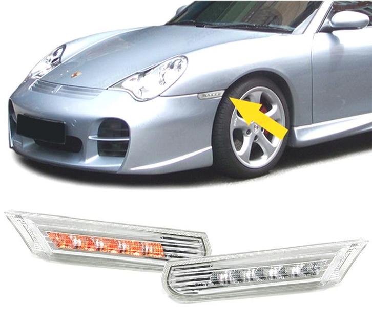 CLIGNOTANTS LATÉRAUX LED POUR PORSCHE 911 996 + BOXSTER 986, Auto-onderdelen, Verlichting, Verzenden