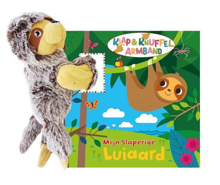 Mijn slaperige luiaard - met Klap & Knuffelarmband, Boeken, Kinderboeken | Baby's en Peuters, Zo goed als nieuw, Verzenden