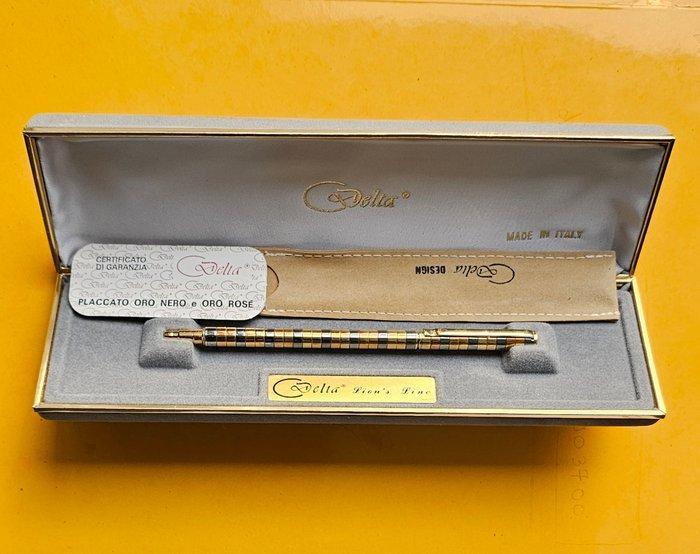 Delta - Delta LIONS LINE - Plaqué Or noir et Or rose -, Collections, Stylos