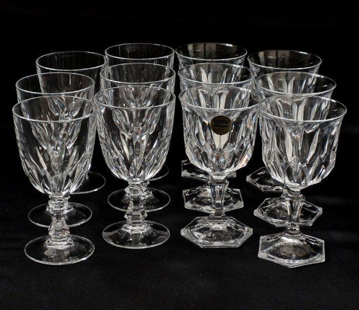 Cristal dArques - Wijnglas (12) - Luxembourg en Chaumont -, Antiek en Kunst, Antiek | Meubels | Tafels