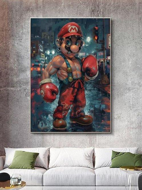 Shayer- Mario The greatest boxer - XL - 60x80cm - Gaming, Games en Spelcomputers, Spelcomputers | Overige Accessoires