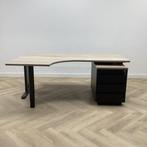 Tweedehands complete set 1x hoekbureau + ladeblok, midden, Huis en Inrichting, Gebruikt, Bureau