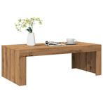vidaXL Salontafel 102x50x35 cm bewerkt hout artisanaal, Huis en Inrichting, Tafels | Salontafels, Verzenden, Nieuw
