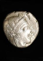 Oud-Grieks Zilver Atheens tetradrachme, Antiek en Kunst