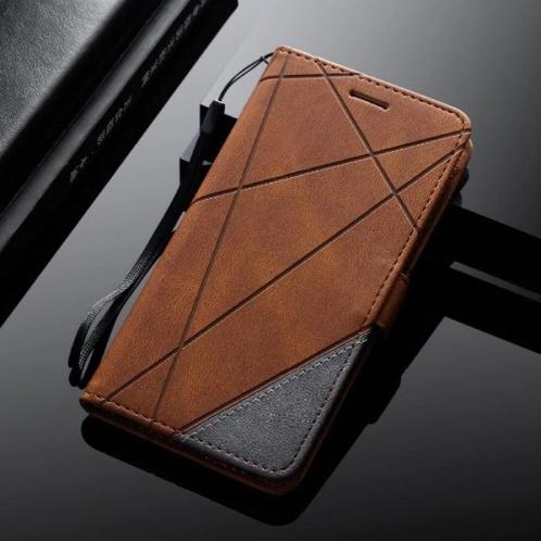 Samsung Galaxy A8 2018 - Leren Wallet Flip Case Cover Hoesje, Télécoms, Téléphonie mobile | Housses, Coques & Façades | Samsung