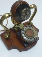 Analoge telefoon - copper/brass/wood - Een retro