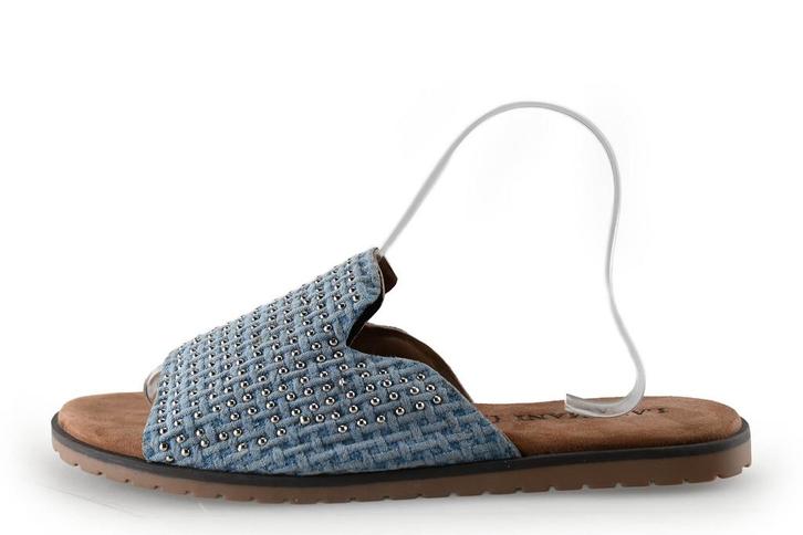 Lazamani Slippers in maat 42 Blauw | 5% korting, Kleding | Dames, Schoenen, Blauw, Gedragen, Slippers, Verzenden