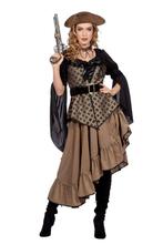 Piraat Jurk Bruin Dames, Kleding | Dames, Verzenden, Nieuw