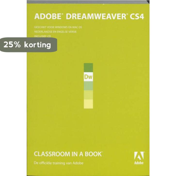 Adobe Dreamweaver CS4 Classroom in a Book / Classroom in a, Livres, Informatique & Ordinateur, Envoi