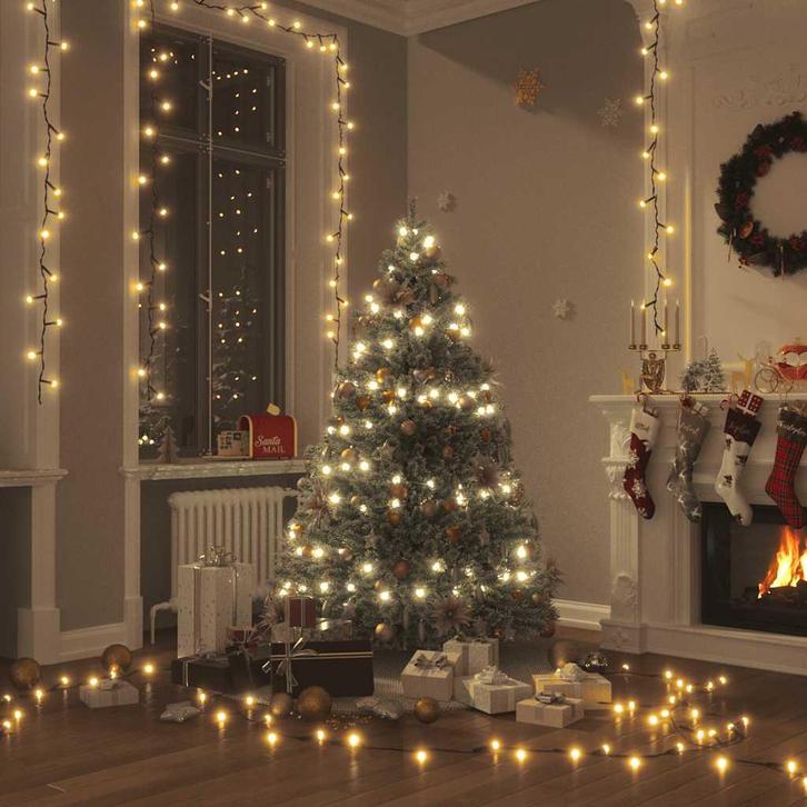 vidaXL Lichtsnoer 2000 LEDs voor binnen en buiten IP44 200, Diversen, Kerst, Nieuw, Verzenden