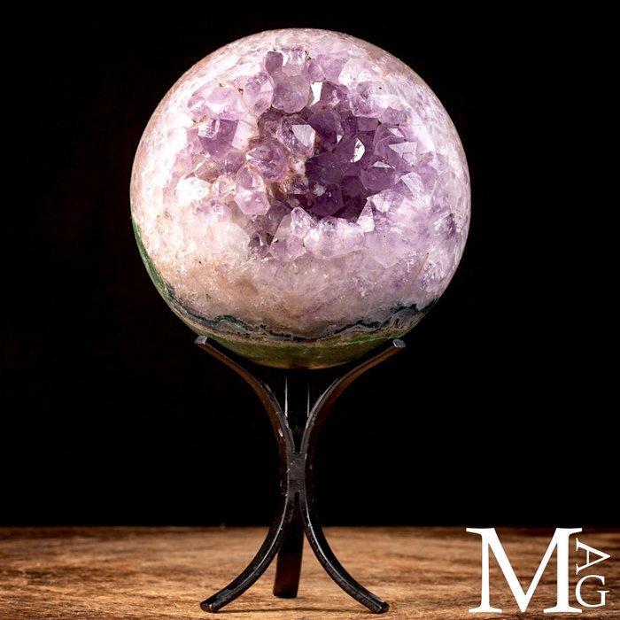 Sphère daméthyste de qualité supérieure - Minéral de, Verzamelen, Mineralen en Fossielen