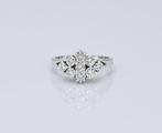 Zonder Minimumprijs - Ring - 18 karaat Witgoud - 1.03ct. tw., Handtassen en Accessoires, Nieuw