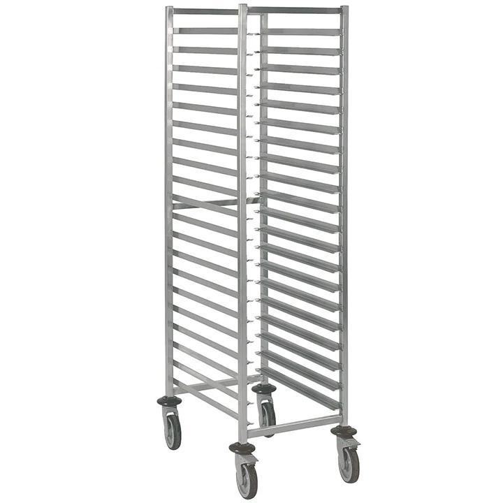 Regaalwagen | RVS | 20 Etages (EN600x400) | Wielen (Geremd), Zakelijke goederen, Horeca | Keukenapparatuur, Nieuw in verpakking