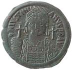 Byzantijnse Rijk. JUSTINIAN I (527-565). Follis., Postzegels en Munten, Munten | Europa | Niet-Euromunten