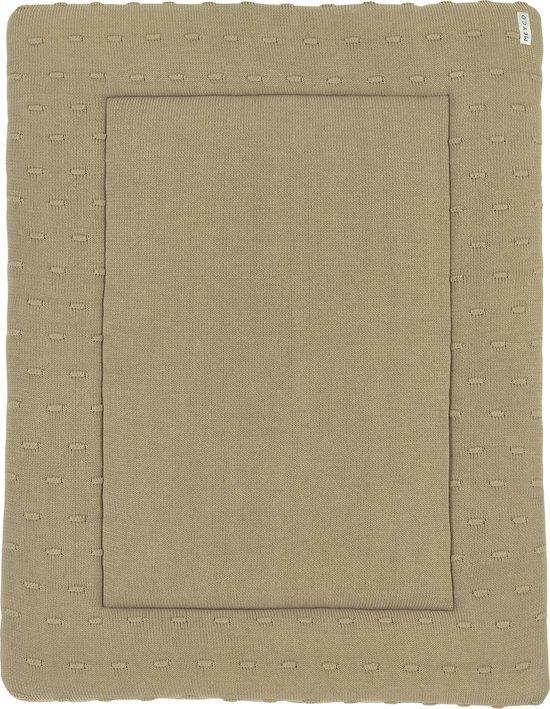 Meyco Baby Knots boxkleed - taupe - 77x97cm (Babybox), Enfants & Bébés, Parcs, Envoi